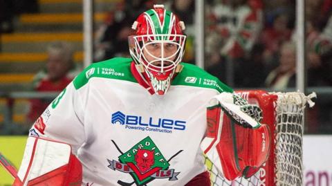 Netminder Ben Bowns first joined Cardiff Devils in 2014