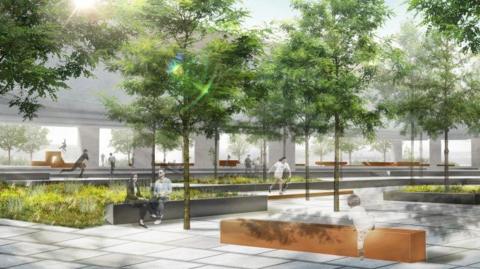 New designs for the Devon Street Urban Park.