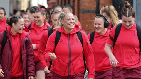 Wales arrive to face France in the Six Nations