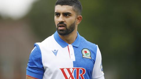 Dilan Markanday in action for Blackburn