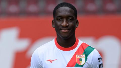 Kyliane Dong during a pre-season photoshoot at FC Augsburg last season