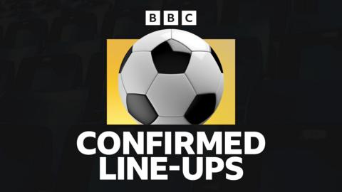 A football against a yellow and black background with the text: "Confirmed line-ups"