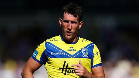 Stefan Ratchford in action for Warrington Wolves