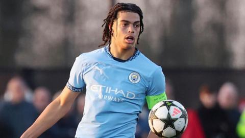 Manchester City defender Jahmai Simpson-Pusey