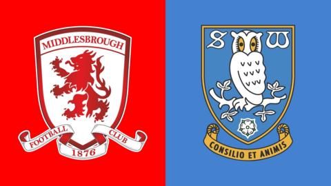 Middlesbrough v Sheff Wed graphic