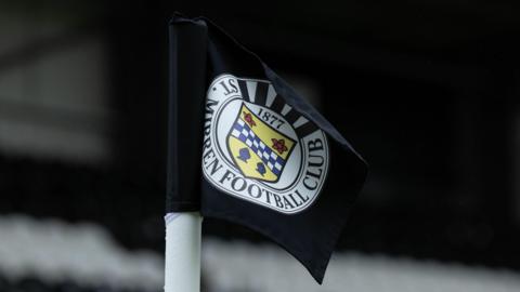 A corner flag at St Mirren's SMiSA stadium