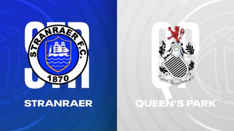 Stranraer and Queen's Park badges