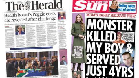 Scotland's papers: 15 October