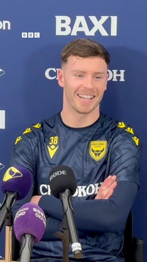 Oxford United player Jamie McDonnell