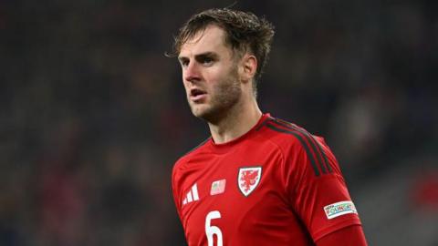 Joe Rodon in action for Wales last season