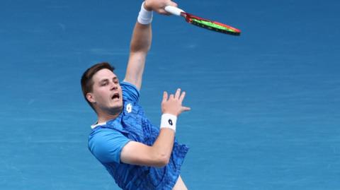 British tennis player Henry Patten at the Australian Open