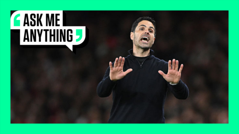 Ask Me Anything graphic features Mikel Arteta