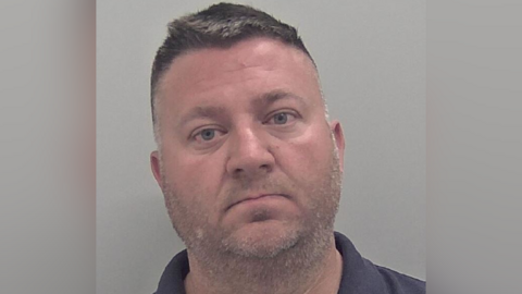 Police photo of convicted sex offender Bradley Kite  