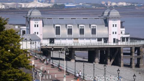 Penarth pier, which is in the Vale of Glamorgan
