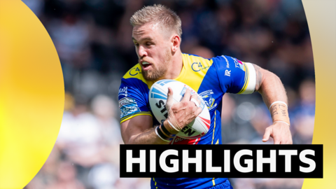 Warrington's Matt Dufty playing at Hull FC