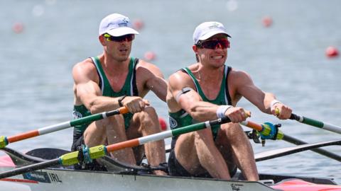 Philip Doyle and Fintan McCarthy won bronze in the men’s double sculls