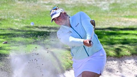 Alice Hewson plays from a bunker