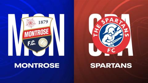 Montrose and Spartans badges