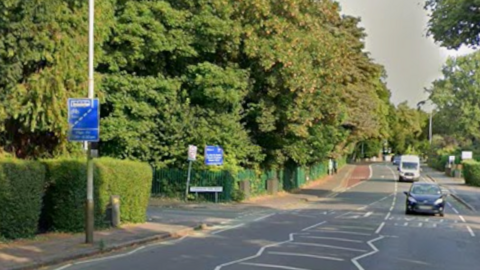 Street view of London Road, Leicester