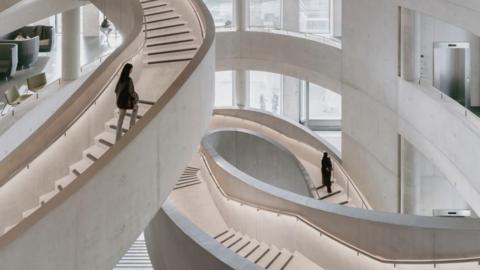 London College of Fashion staircase