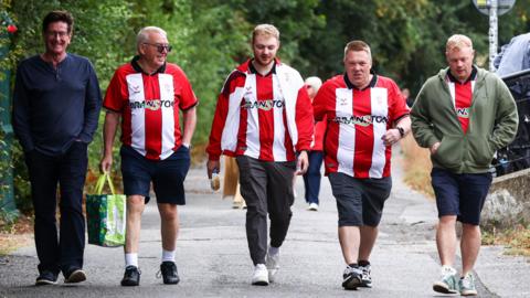 Lincoln City supporters