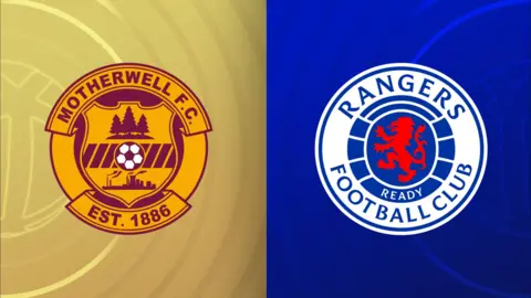Motherwell and Rangers badges