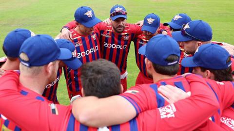 Aiden Markram and Manchester Super Giants Men teammates