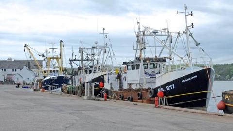 Fishing boats in Kirkcudbright