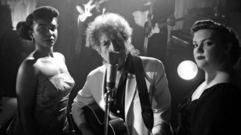 Bob Dylan performing Shadow Kingdom