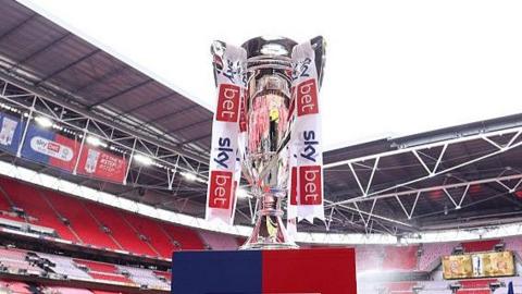 The Championship play-off trophy