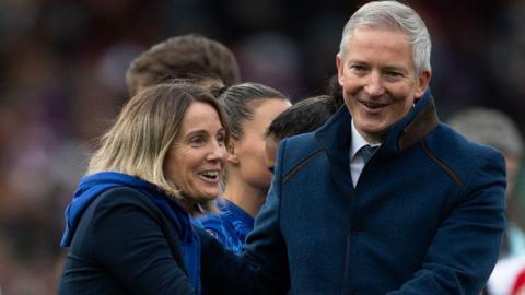 Sonia Bompastor and Paul Green