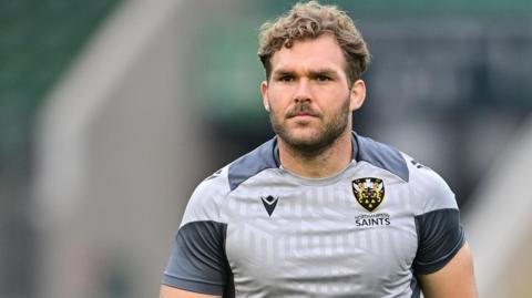 Northampton Saints back row Angus Scott-Young