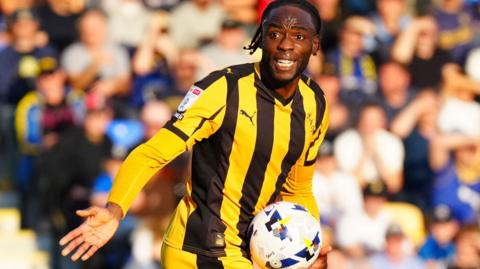 Devante Cole celebrates his equaliser for Port Vale