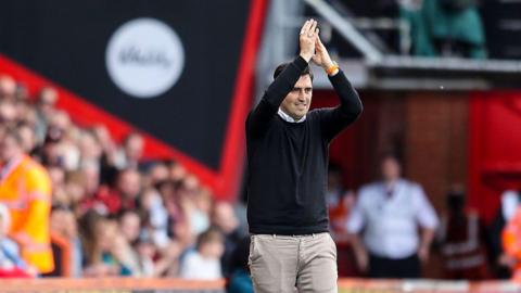 Andoni Iraola managing Bournemouth