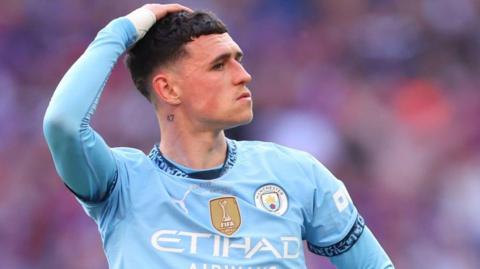 Manchester City midfielder Phil Foden