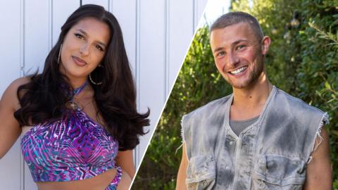 Split image of Priya Sohanpal and Jordan Burrow of I Kissed A Girl and I Kissed A Boy.
© BBC/TwoFour