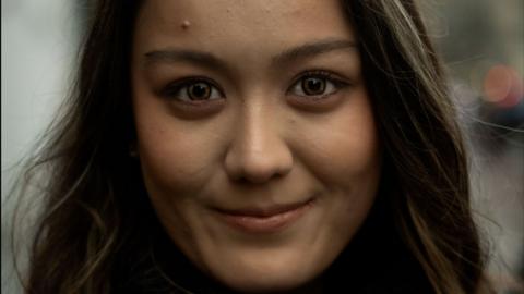 A portrait of a woman by Marq Carvo