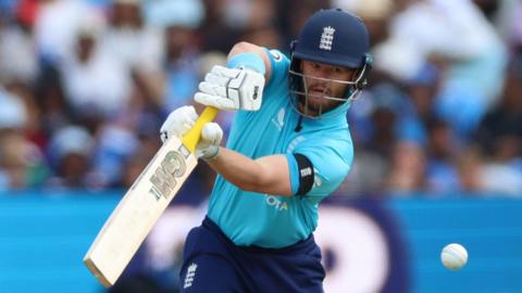 England opener Ben Duckett plays a shot