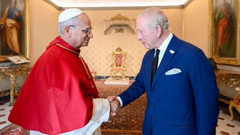 Pope and King Charles