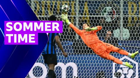 Yann Sommer saving goal
