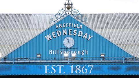 A general view from inside the stadium at Hillsborough Stadium, Sheffield.