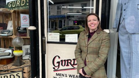  Sarah Farnfield outside Gurds