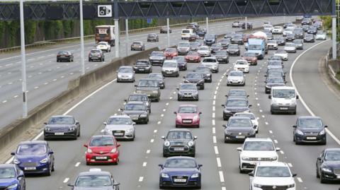 Traffic on the motorway