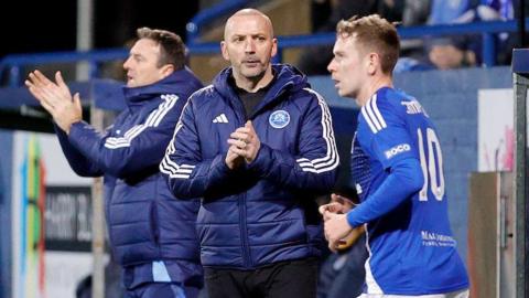 Glenavon manager Paddy McLaughlin