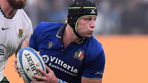 Ross Vintcent in action for Italy