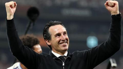 Aston Villa manager Unai Emery