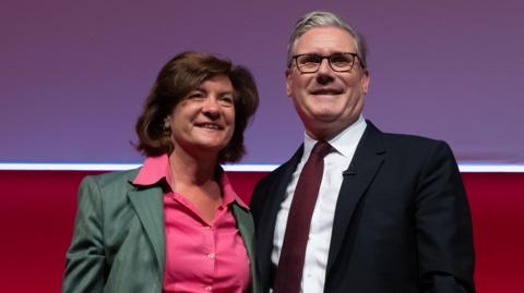 Eluned Morgan a Keir Starmer