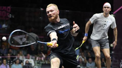 Joel Makin during his British Open quarter-final win over world champion Diego Elias