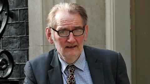 Sir Ian Diamond pictured in 2020 leaving Downing Street