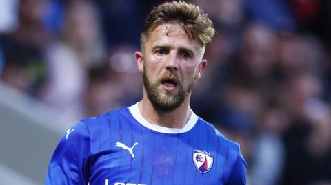 Michael Jacobs playing for Chesterfield